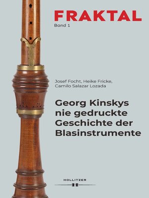 cover image of Georg Kinskys nie gedruckte Geschichte der Blasinstrumente